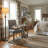 Upholstered Dining Chair, Modern Parsons Kitchen Chair, High Back Side Chair with Solid Wood Legs-1560901290
