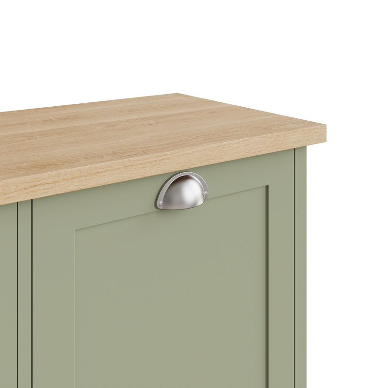 Elora 10 Pair Shoe Storage Cabinet, Sage Green