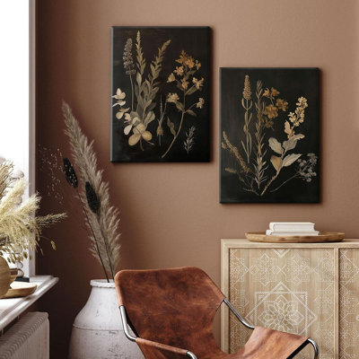 2 Piece Wrapped Canvas Wall Art