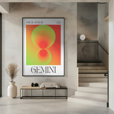 Gemini Print by Valeria Castillo