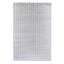 Hand Knotted Plaid Area Rug in Gray/White-71450165