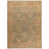 Oushak Nubl Oriental Hand Knotted Wool Dark Green/Brown Area Rug