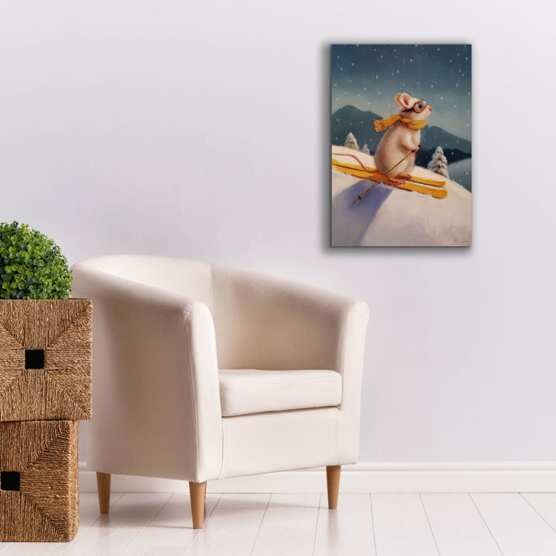  «Free Rider» par Lucia Heffernan, art mural sur toile, 18 po x 26 po