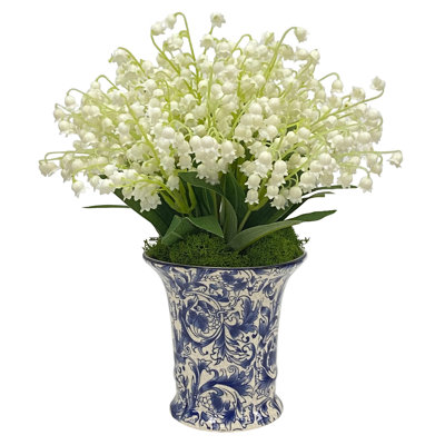 Lily Of The Valley In Flared Vase