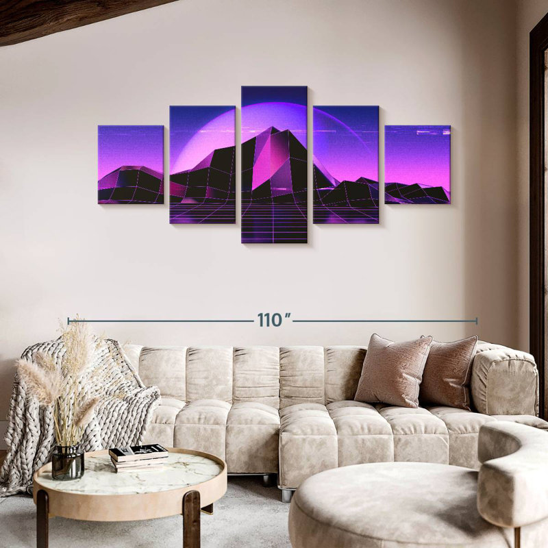 Digital Peak, 42" H x 92" W
