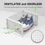 12 Pair Stackable Shoe Rack