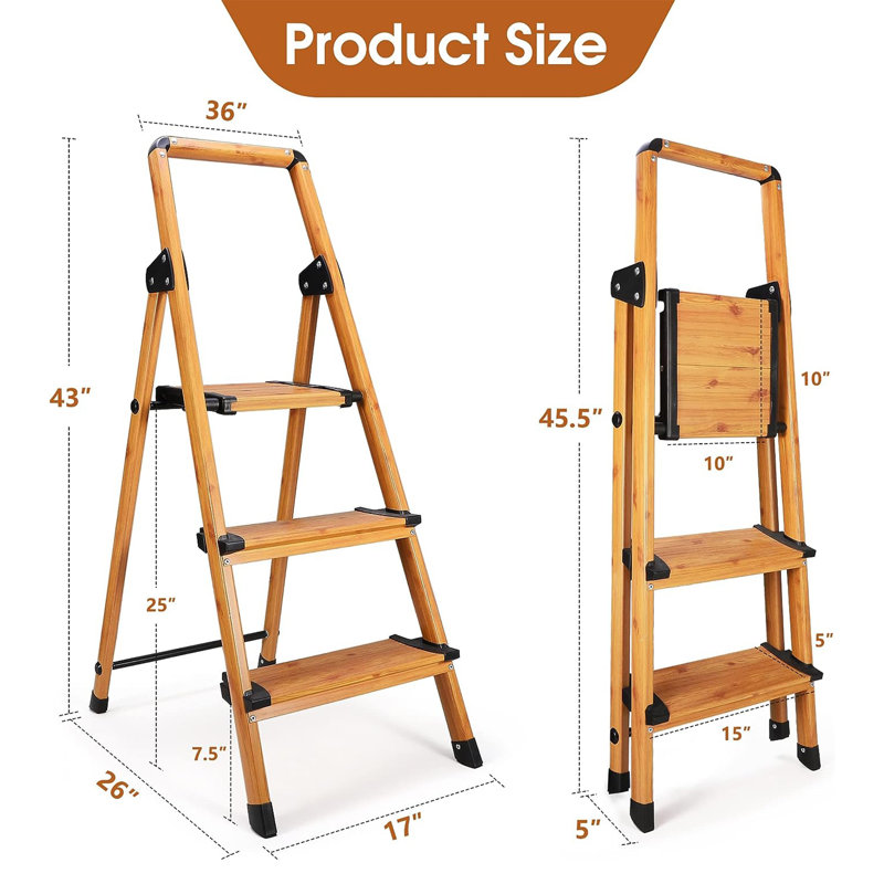 3 - Step Steel Small Step Ladder