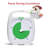 TIME TIMER PLUS 5 Minute Desk Visual Timer - Countdown Timer With Portable Handle For Classroom, Office, Homeschooling, Study Tool With Silent Operation (White)