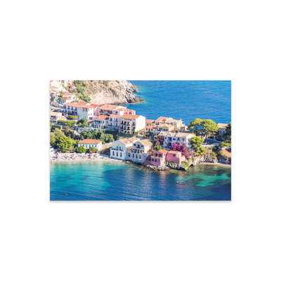 " Town Of Assos In The Mediterranean Sea, Greece " by Matteo Colombo