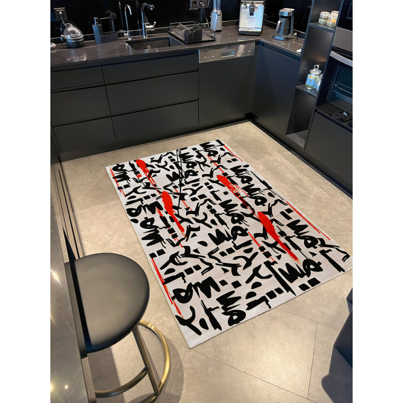 Tapis intérieur / extérieur Sayora, Rectangle 5 pi 1 po x 7 pi 10 po