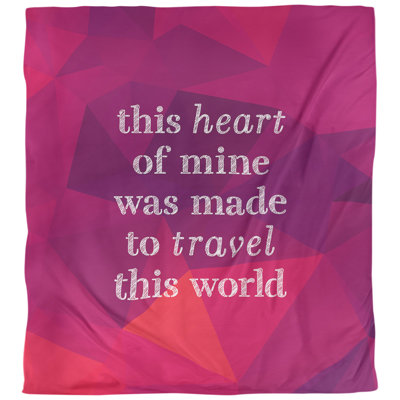 Housse de couette simple Travel Love Quote