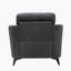 Chaise l 39 po en tissu gris-1175639608