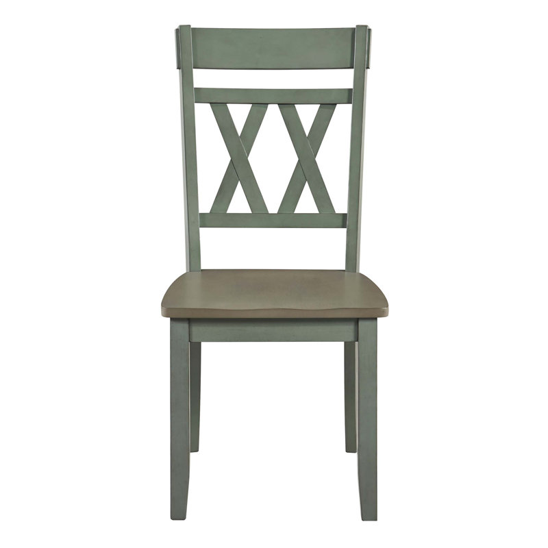 Ensemble de chaises d'appoint 2 pièces Modern Design, Sarcelle