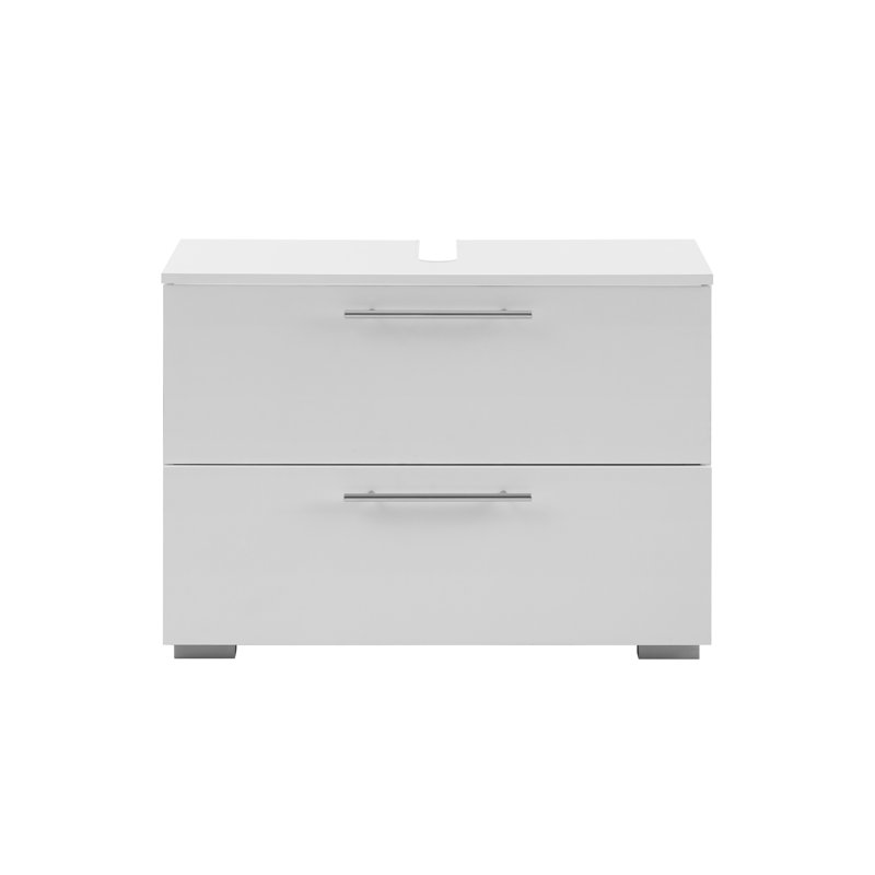 Flosi 80.2cm Single Bathroom Vanity Base Only, White