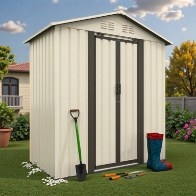 Abri de jardin ventilé pratique pour l'extérieur avec abri de jardin 5 pi x 3 pi