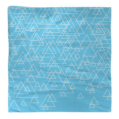 Serviette en coton à triangles de dispersion