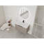 Meuble-lavabo mural 36 po avec lavabo en résine et 2 portes à fermeture en douceur-131271806