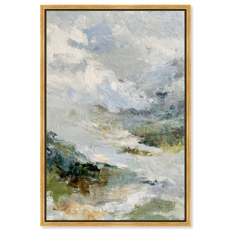 "Mountain Mist", impression sur toile encadrée par Art Remedy, cadre doré, 10 x 15, 16"H x 11"W, Gold Frame