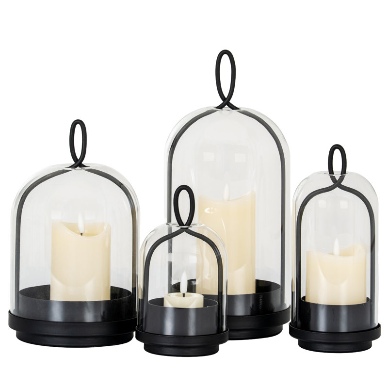 Anhat Glass Candle Accessories, 23 cm H x 10 cm W x 10 cm D
