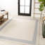 Tapis intérieur / extérieur crème / bleu Clarktown-69807787