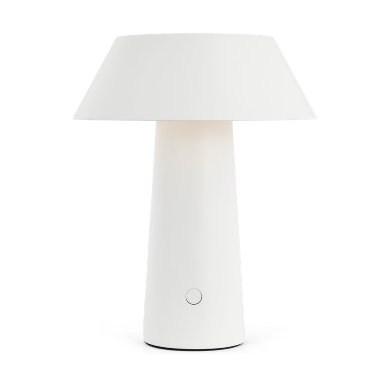 Sesa Short Accent Rechargeable Table Lamp, White