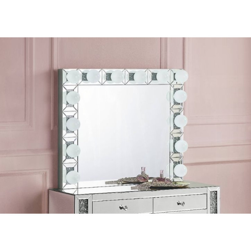 Miroir en bois manufacturé Noralie