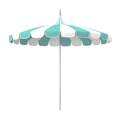 8.5' Sunbrella® Two-Tone Pagoda Umbrella