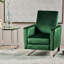 Fauteuil inclinable à pieds hauts en métal