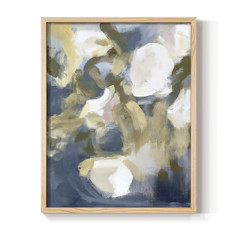 ABSTRACT Series DCCCL XXVII, reproduction encadrée - bois massif, H 11 po x l 9 po