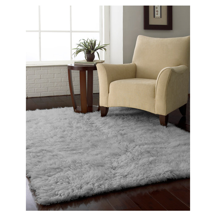 Tapis gris en laine tissé à plat à la main Azra, Rectangle de 3 pi x 5 pi