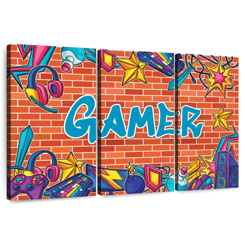 Senne Graffiti Gamer, H 24 po x l 38 po