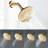 5-Spray Shower Faucet 1.8 GPM With Pressure Balance In Brushed Nickel-116094463