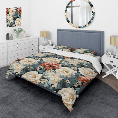 Ensemble de housse de couette Subdued Enchantment Moody Patterns II