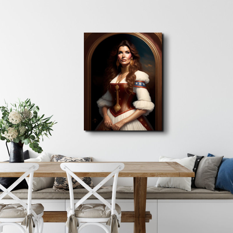 «Country Music Shania Twain» par Stephen Chambers - photographie sur toile tendue, H 36 po x l 32 po x P 1,5 po