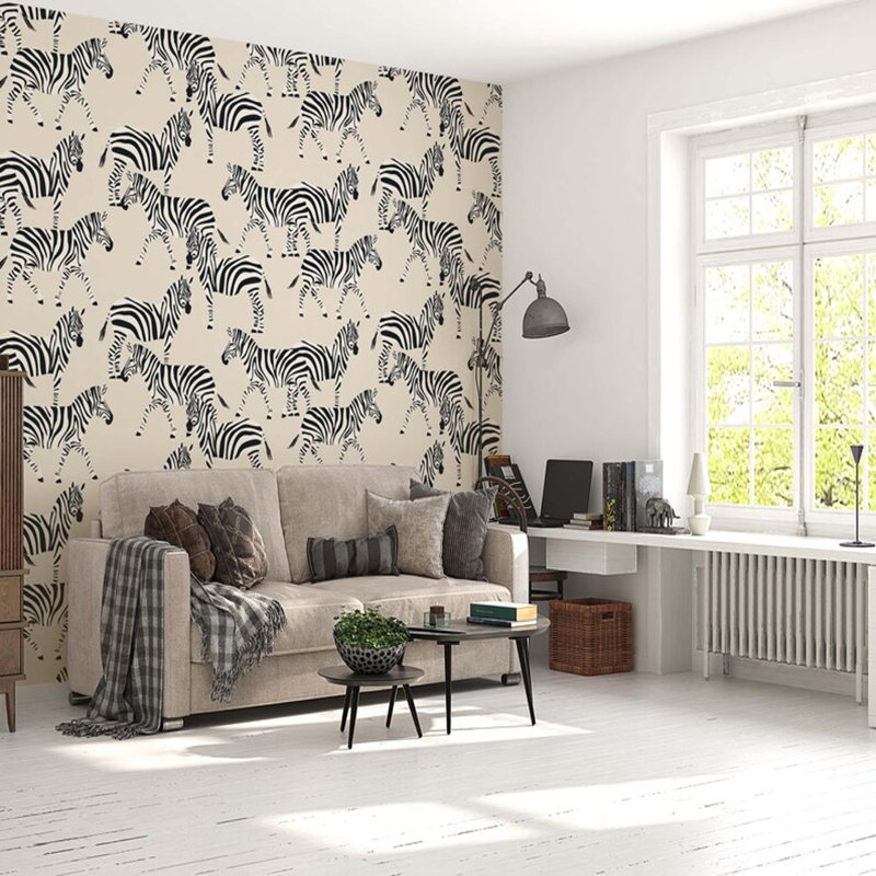 Urban Safari: Zebra Whispers, L 108 po x l 96 po
