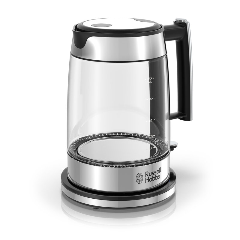 Russell Hobbs 1.79 qt. Electric Tea Kettle, Black, 12" H x 9.3" W x 7.56" D