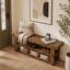 Upholstered Bench with Shoe Storage-1948791794-1948791795