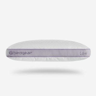 Bedgear High-Low Performance Pillow - High Size - Plush Support Pillow for Neutral/Warm Sleepers