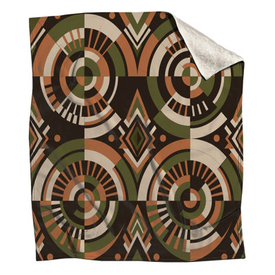 Circular Geometric Pattern Blankets
