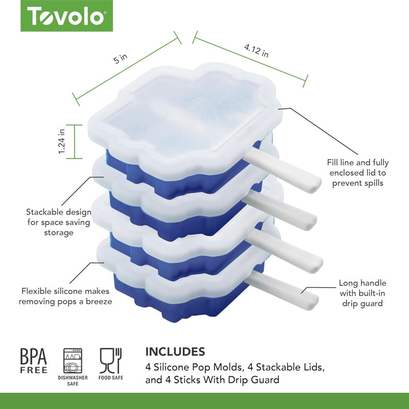 Tovolo Truck Stackable Pop Molds 