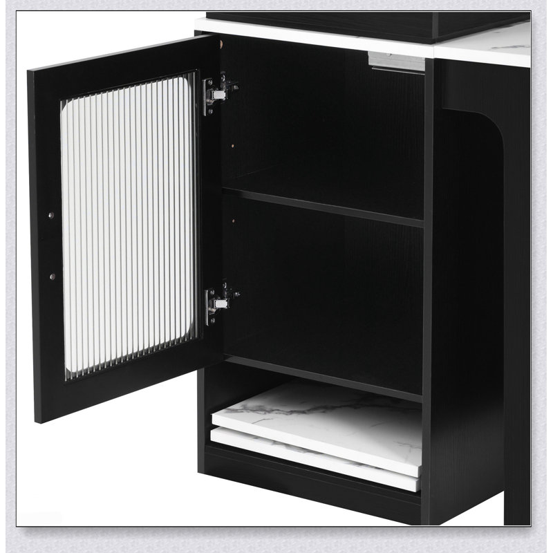 Îlot de cuisine polyvalent avec table de salle à manger extensible et rangement double face, parfait pour les cuisines et les salles à manger modernes