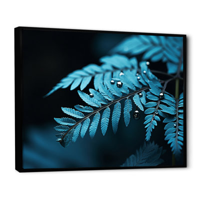 Ferns Turquoise Whimsy II - imprimé