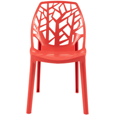 Edgington Lightweight Stacking Accent Dining Chair for Indoor & Outdoor by Ivy Bronx