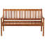 Ladulf 3 Seater Solid Wood Bench