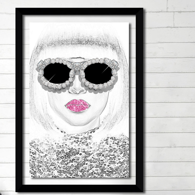 « rose des lèvres », impression encadrée, H 51,5 po x l 35,5 po x P 0,75 po, H 51,5 po x l 35,5 po x P 0,75 po