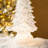 18.5"H Christmas Lighted Rotating Table Tree