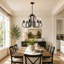 Lustre 6 lumières façon bougie Kulpsville-1639223810