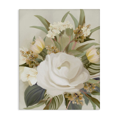 Charming Soft Rose Bundle Canvas, design by House Fenway