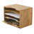 Symple Stuff Solid Wood 5 Compartment Mailroom Table Accessory