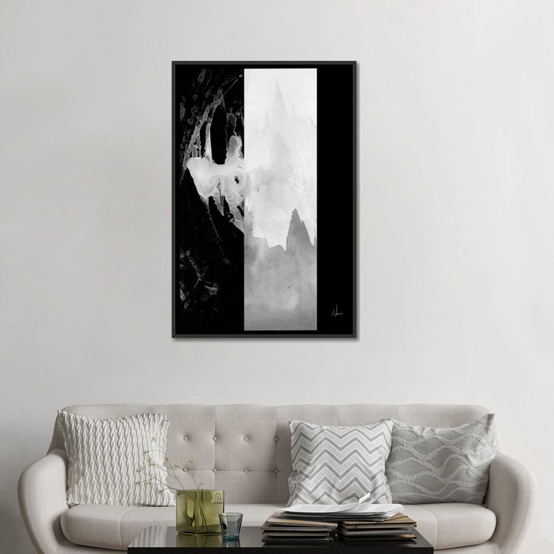 «Abstract», reproduction d'art sur toile, H 26 po x l 18 po x P 1,5 po, Toile avec cadre noir